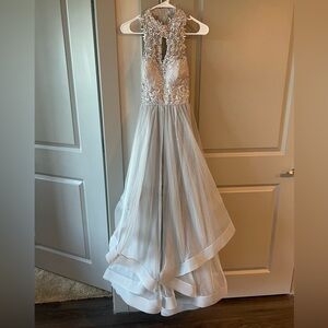 Silver Jodi Kristopher Prom Dress